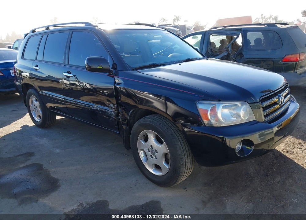 2007 TOYOTA HIGHLANDER SPORT V6 VIN: JTEGP21A270141512