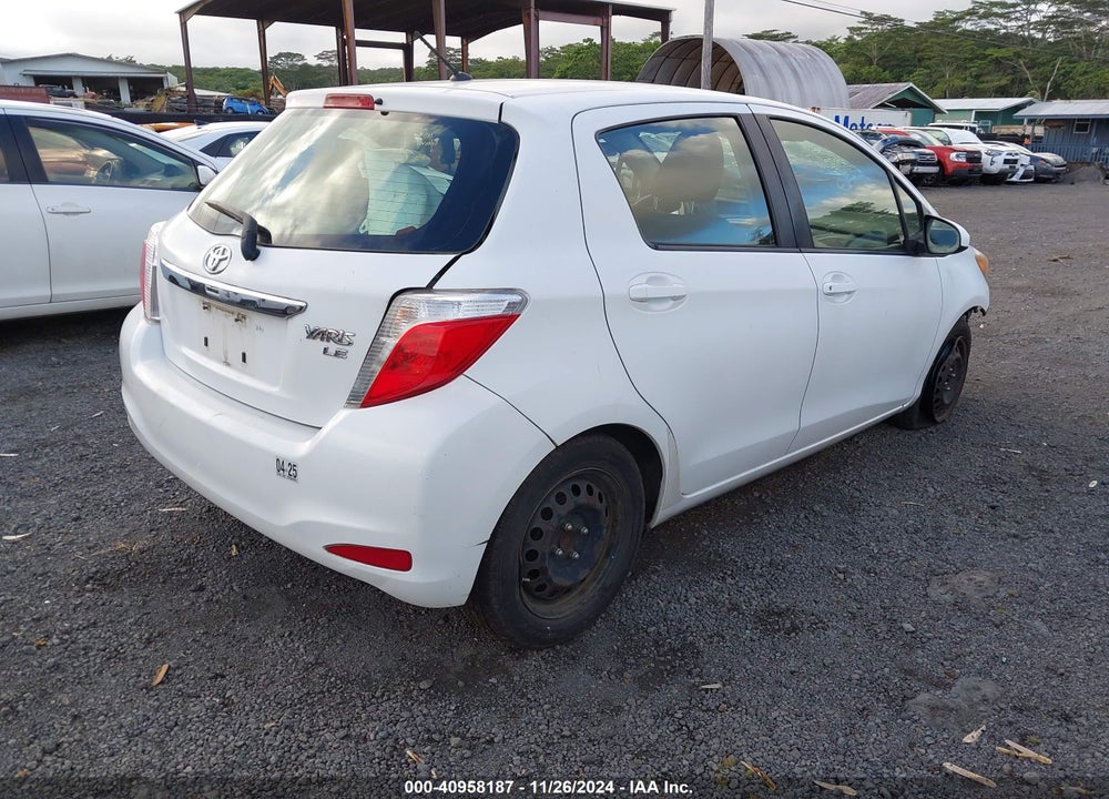 2014 TOYOTA YARIS VIN: JTDKTUD39ED586791