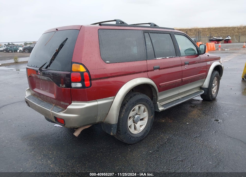 2000 MITSUBISHI MONTERO SPORT LS/XLS VIN: JA4MT31H0YP056368