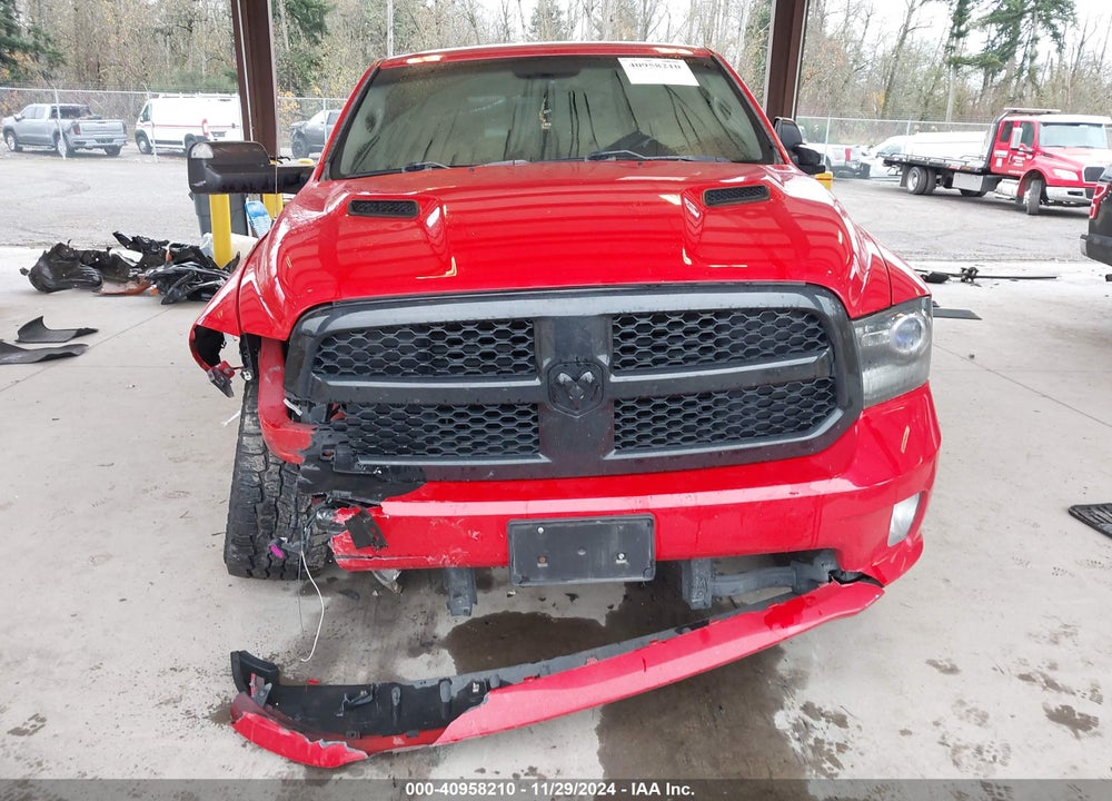 2017 RAM 1500 NIGHT  4X4 6'4 BOX VIN: 1C6RR7UT6HS618473