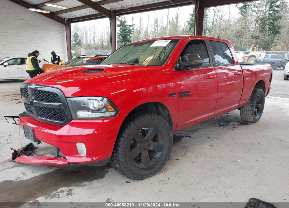 2017 RAM 1500 NIGHT  4X4 6'4 BOX VIN: 1C6RR7UT6HS618473