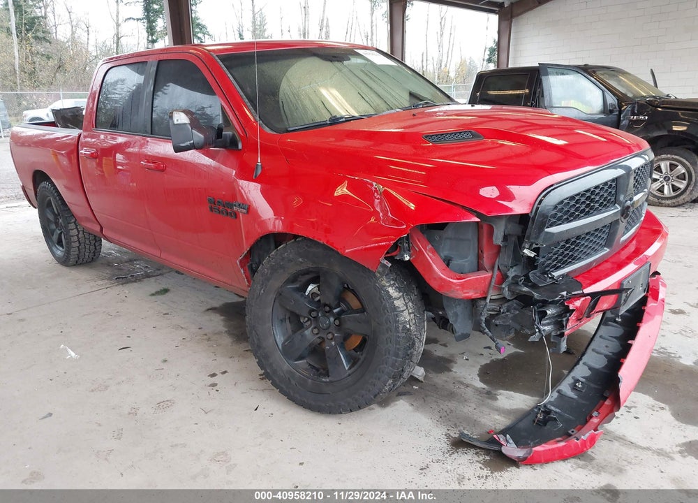 2017 RAM 1500 NIGHT  4X4 6'4 BOX VIN: 1C6RR7UT6HS618473