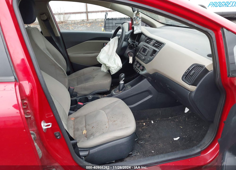 2015 KIA RIO LX VIN: KNADM5A3XF6427734