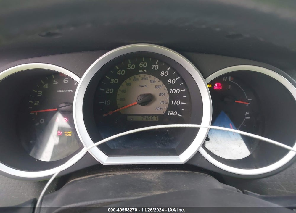 2007 TOYOTA TACOMA BASE V6 VIN: 5TEUU42N67Z376007