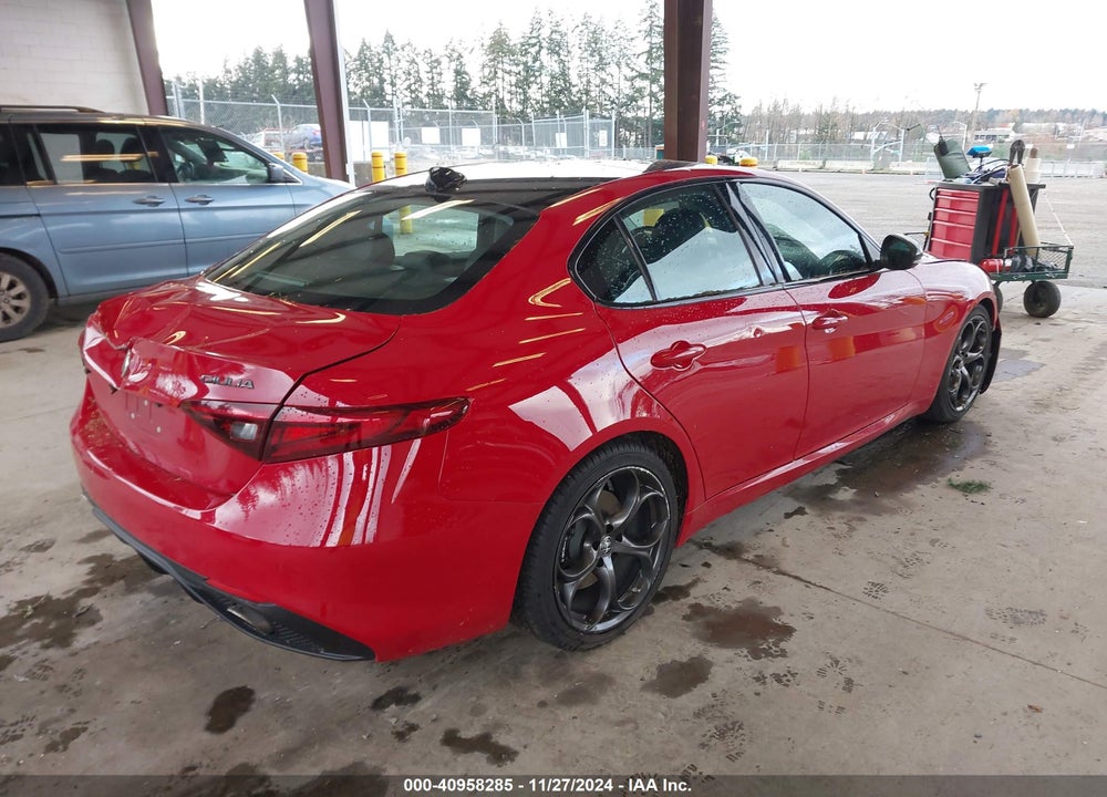 2018 ALFA ROMEO GIULIA TI SPORT RWD VIN: ZARFAECN0J7599248