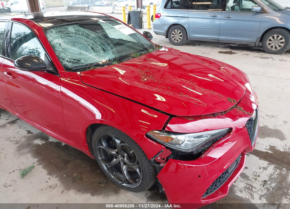 2018 ALFA ROMEO GIULIA TI SPORT RWD VIN: ZARFAECN0J7599248