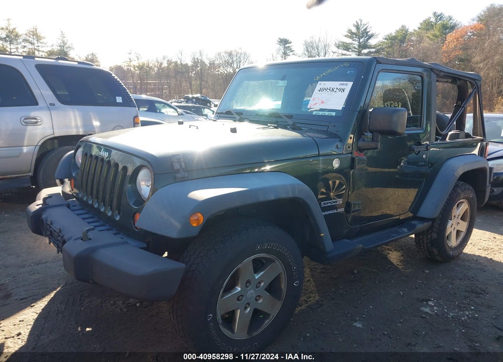 2011 JEEP WRANGLER SPORT VIN: 1J4AA2D10BL555770