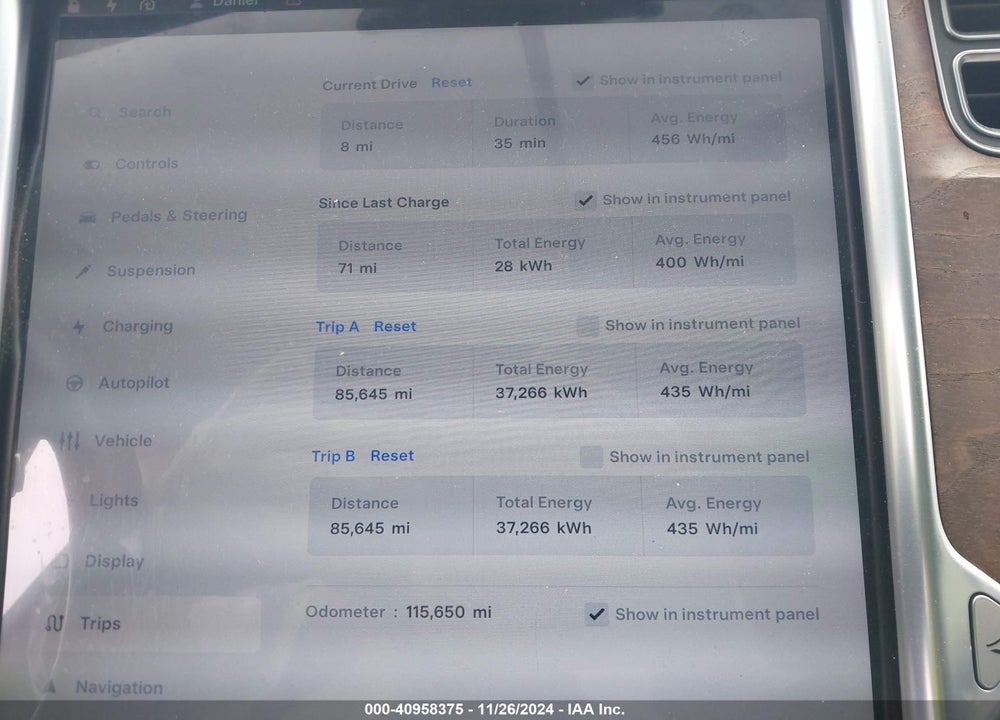 2017 TESLA MODEL X VIN: 5YJXCDE24HF072890