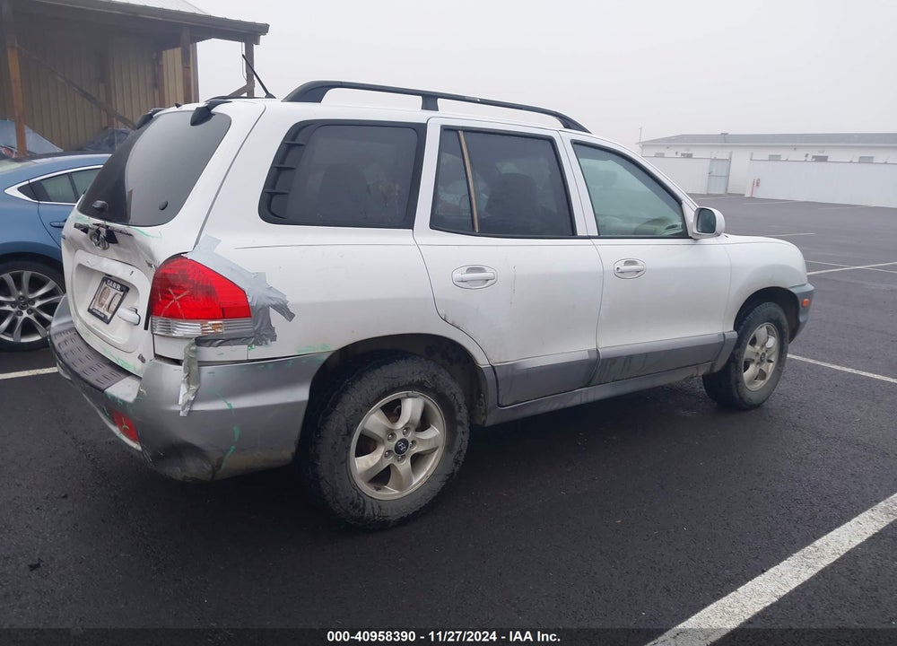 2005 HYUNDAI SANTA FE GLS VIN: KM8SC73D55U880860
