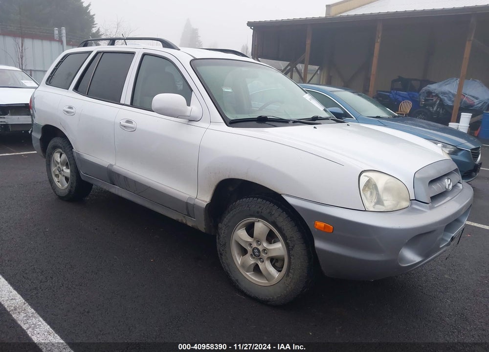 2005 HYUNDAI SANTA FE GLS VIN: KM8SC73D55U880860
