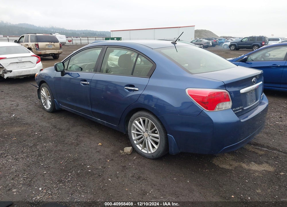 2013 SUBARU IMPREZA 2.0I LIMITED VIN: JF1GJAG60DH031256