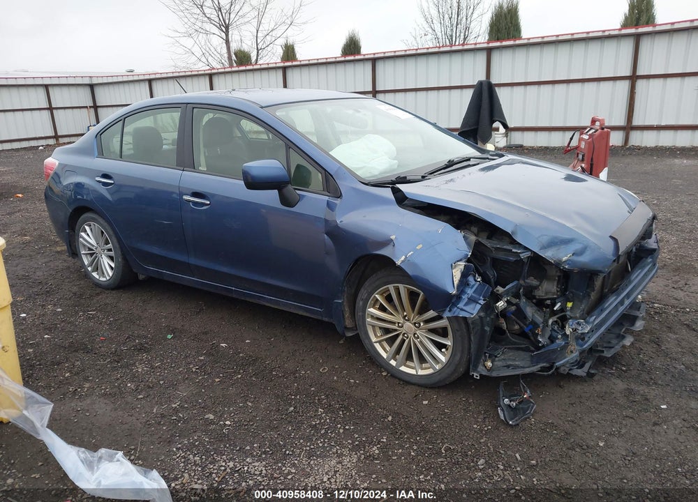 2013 SUBARU IMPREZA 2.0I LIMITED VIN: JF1GJAG60DH031256