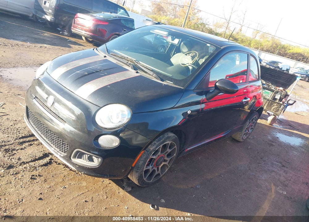 2012 FIAT 500 SPORT VIN: 3C3CFFBR2CT332351