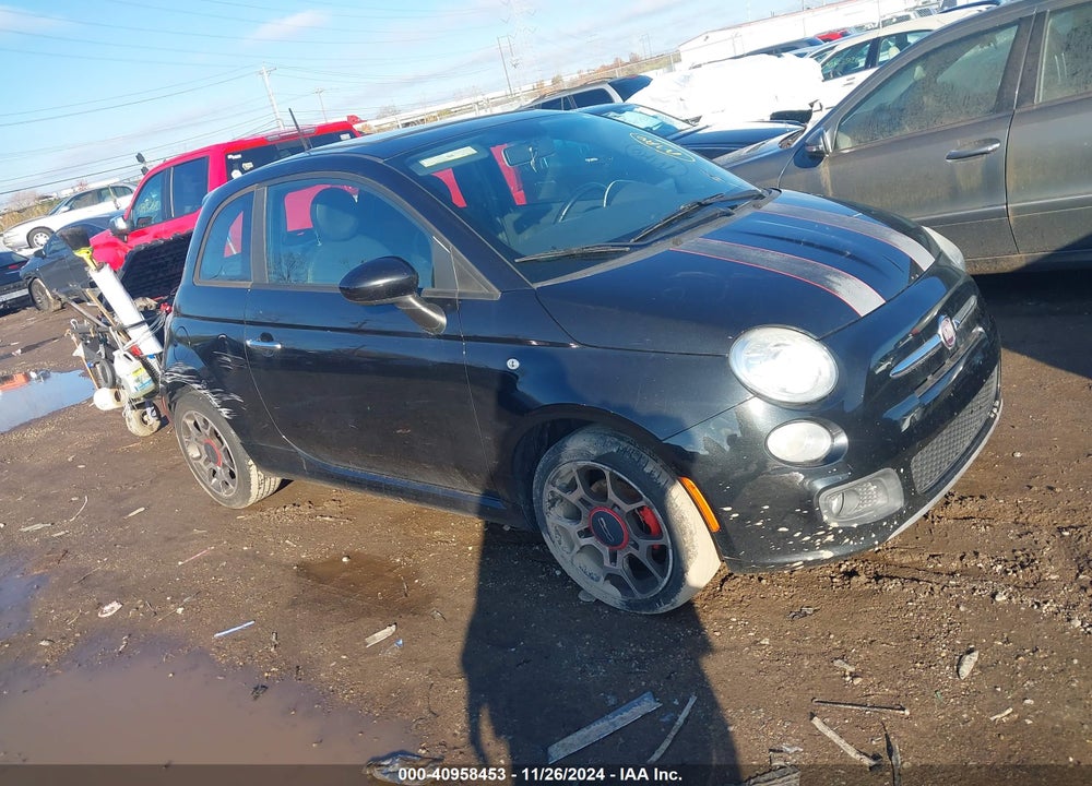 2012 FIAT 500 SPORT VIN: 3C3CFFBR2CT332351