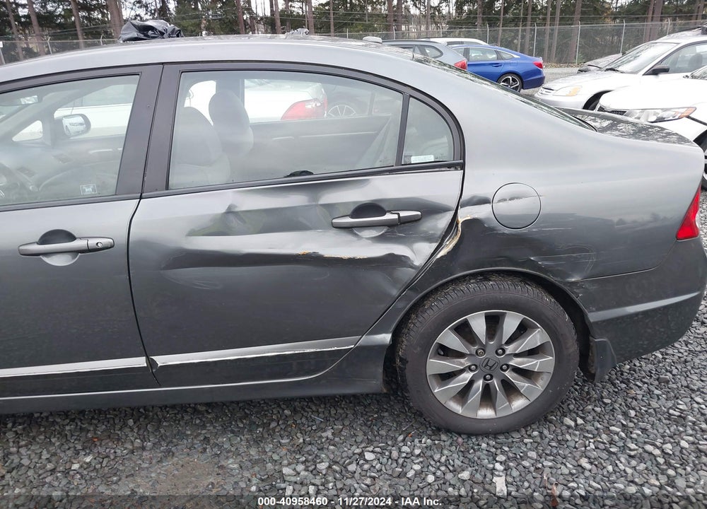 2009 HONDA CIVIC EX VIN: 2HGFA16809H306488