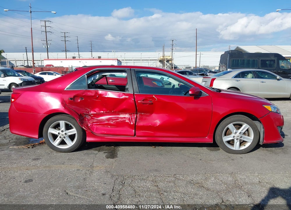 2012 TOYOTA CAMRY SE VIN: 4T1BF1FK9CU584395