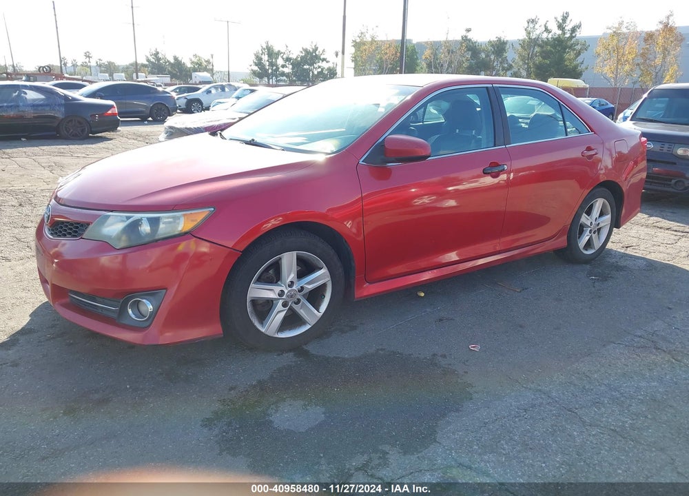 2012 TOYOTA CAMRY SE VIN: 4T1BF1FK9CU584395