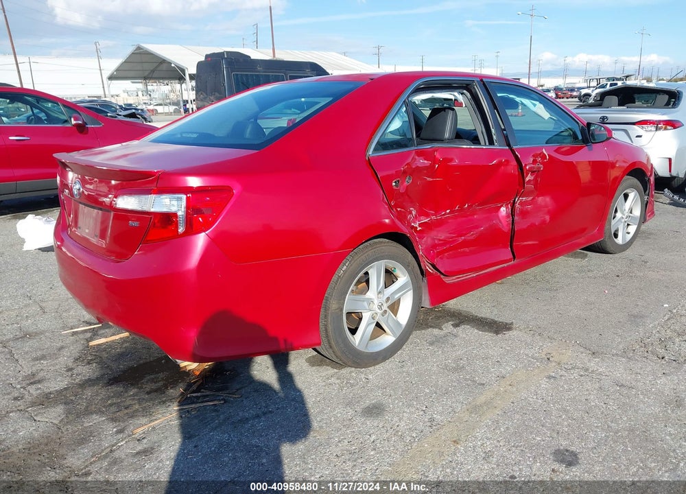 2012 TOYOTA CAMRY SE VIN: 4T1BF1FK9CU584395