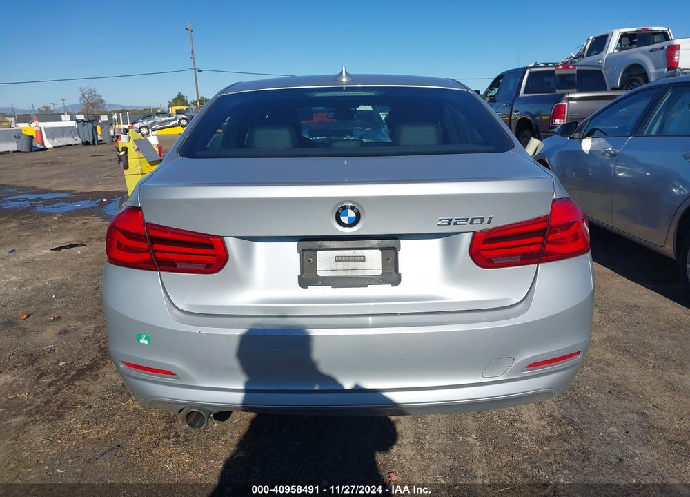 2016 BMW 320I VIN: WBA8E1G58GNT36209