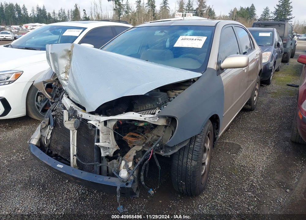 2006 TOYOTA COROLLA LE VIN: 2T1BR32E86C585062