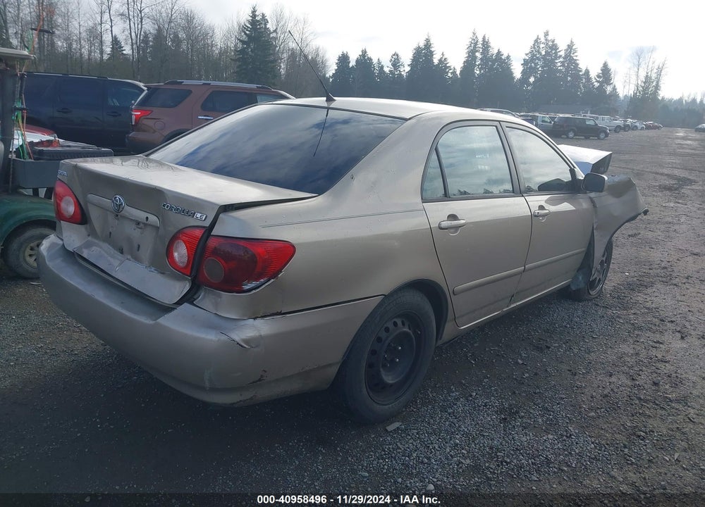 2006 TOYOTA COROLLA LE VIN: 2T1BR32E86C585062