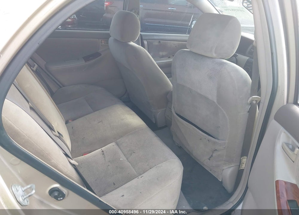 2006 TOYOTA COROLLA LE VIN: 2T1BR32E86C585062