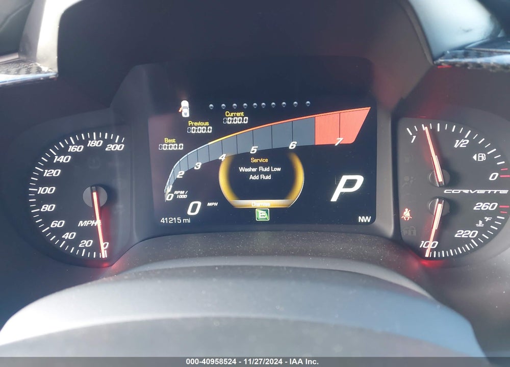 2016 CHEVROLET CORVETTE STINGRAY Z51 VIN: 1G1YK2D74G5105940