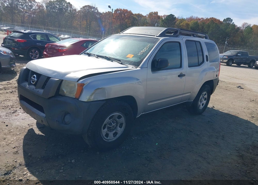 2008 NISSAN XTERRA X VIN: 5N1AN08U98C542197