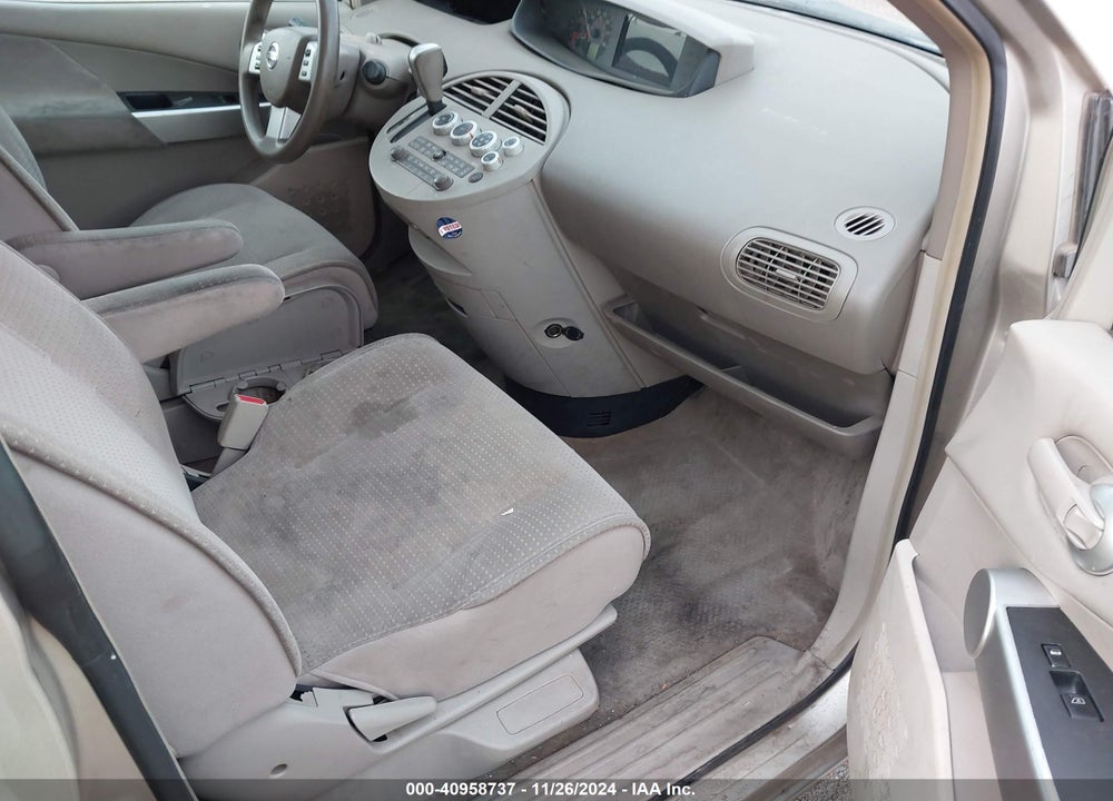 2005 NISSAN QUEST 3.5 VIN: 5N1BV28U25N126993
