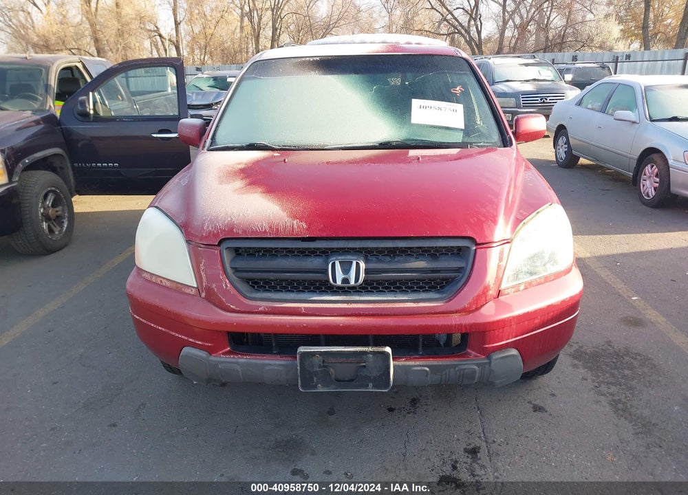 2003 HONDA PILOT EX-L VIN: 2HKYF18673H573694