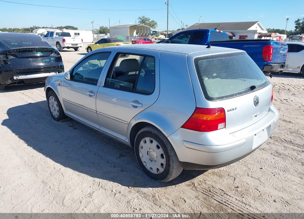 2003 VOLKSWAGEN GOLF GL 2.0L VIN: 9BWFK61J034026485