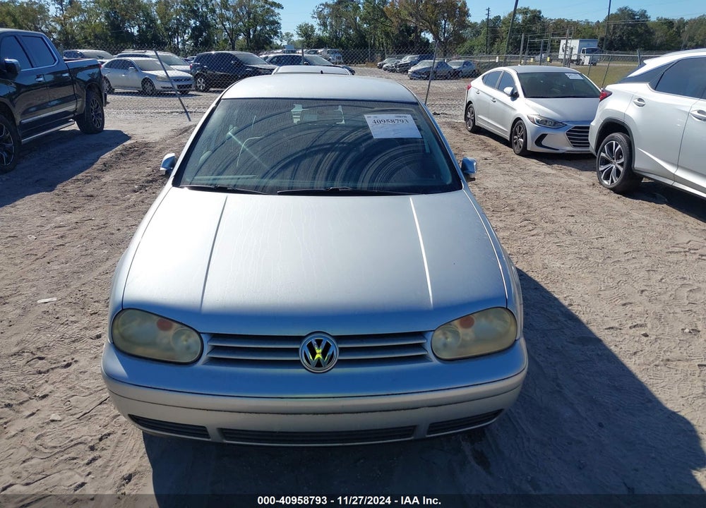 2003 VOLKSWAGEN GOLF GL 2.0L VIN: 9BWFK61J034026485
