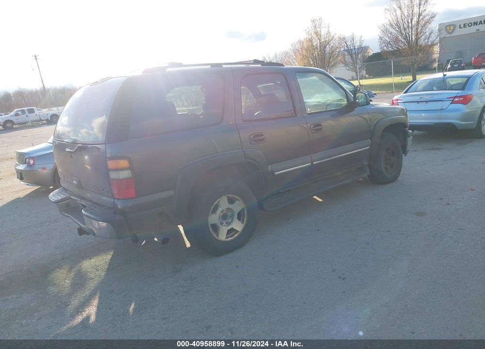 2004 CHEVROLET TAHOE LT VIN: 1GNEK13Z74J190189