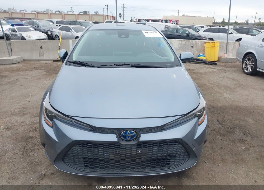 2021 TOYOTA COROLLA HYBRID LE VIN: JTDEAMDE0MJ027246