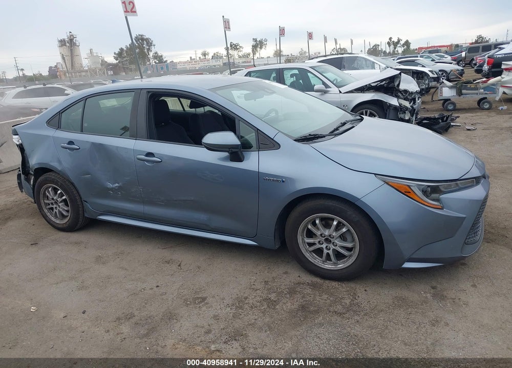 2021 TOYOTA COROLLA HYBRID LE VIN: JTDEAMDE0MJ027246