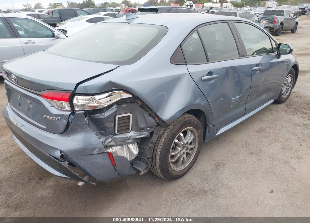 2021 TOYOTA COROLLA HYBRID LE VIN: JTDEAMDE0MJ027246