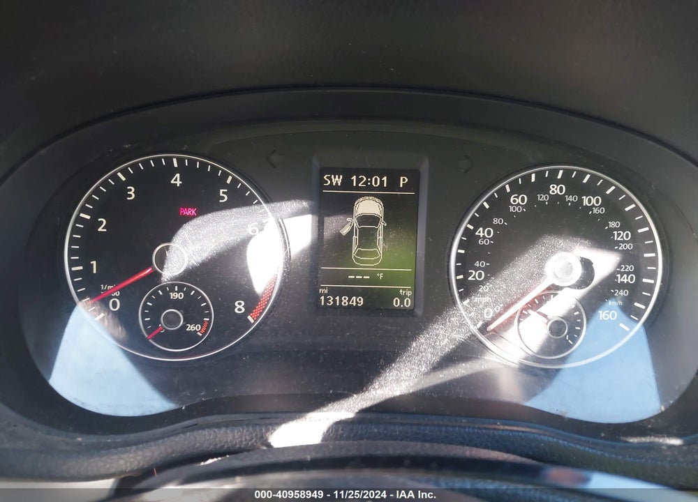 2013 VOLKSWAGEN PASSAT 2.5L SE VIN: 1VWBH7A36DC088377