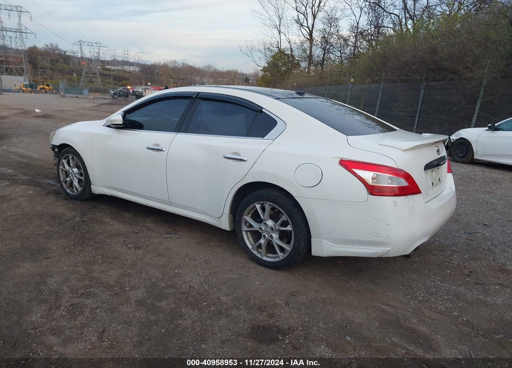 2009 NISSAN MAXIMA 3.5 SV VIN: 1N4AA51E99C843947