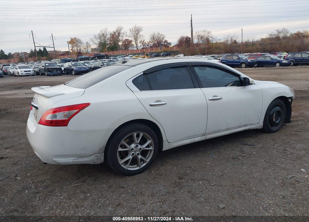 2009 NISSAN MAXIMA 3.5 SV VIN: 1N4AA51E99C843947