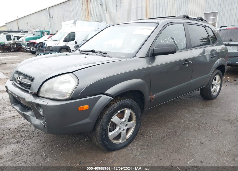 2008 HYUNDAI TUCSON GLS VIN: KM8JM12B68U897693