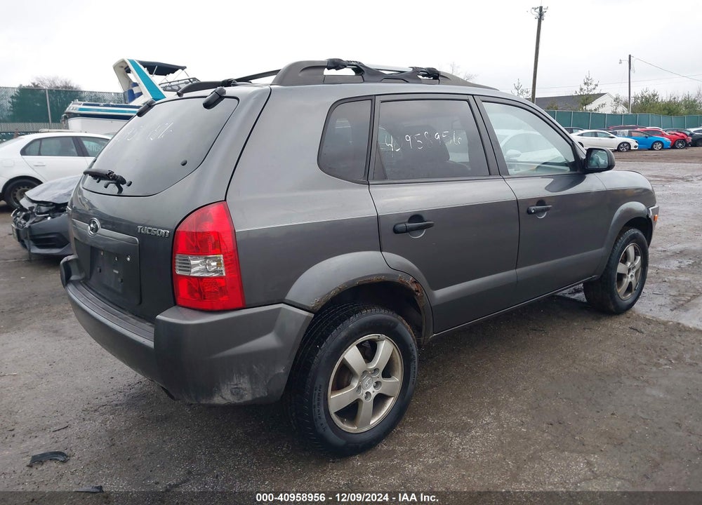 2008 HYUNDAI TUCSON GLS VIN: KM8JM12B68U897693