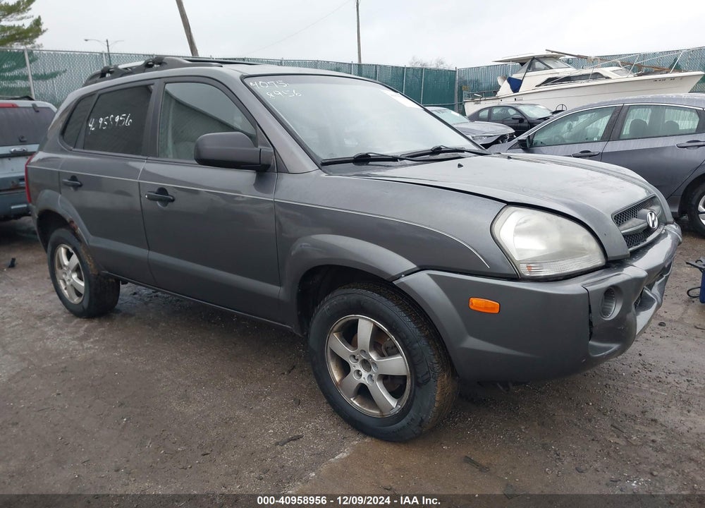 2008 HYUNDAI TUCSON GLS VIN: KM8JM12B68U897693