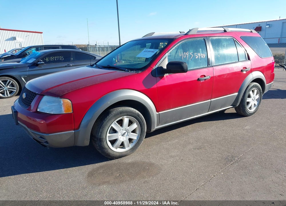 2005 FORD FREESTYLE SE VIN: 1FMZK01125GA46884