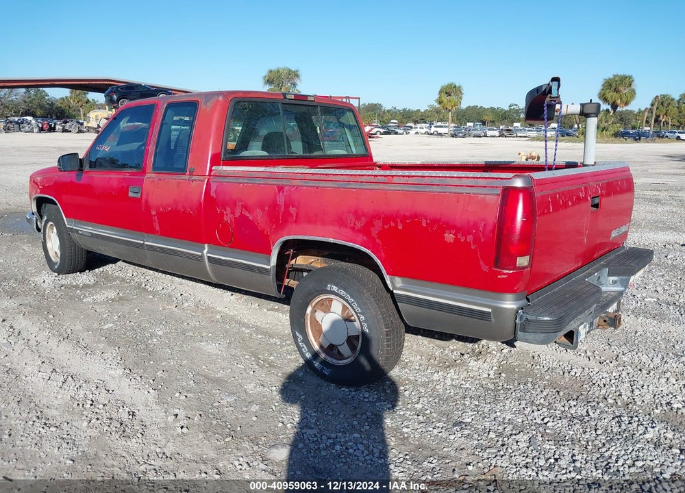 1998 CHEVROLET C1500 FLEETSIDE VIN: 2GCEC19M5W1135173
