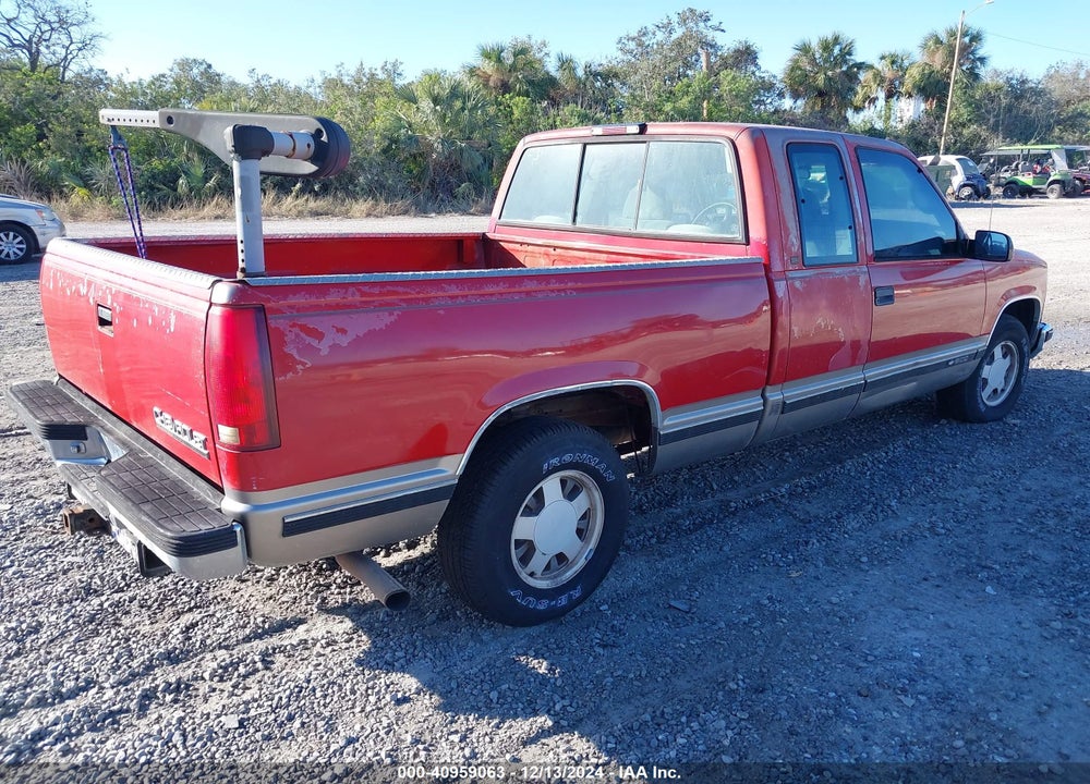 1998 CHEVROLET C1500 FLEETSIDE VIN: 2GCEC19M5W1135173