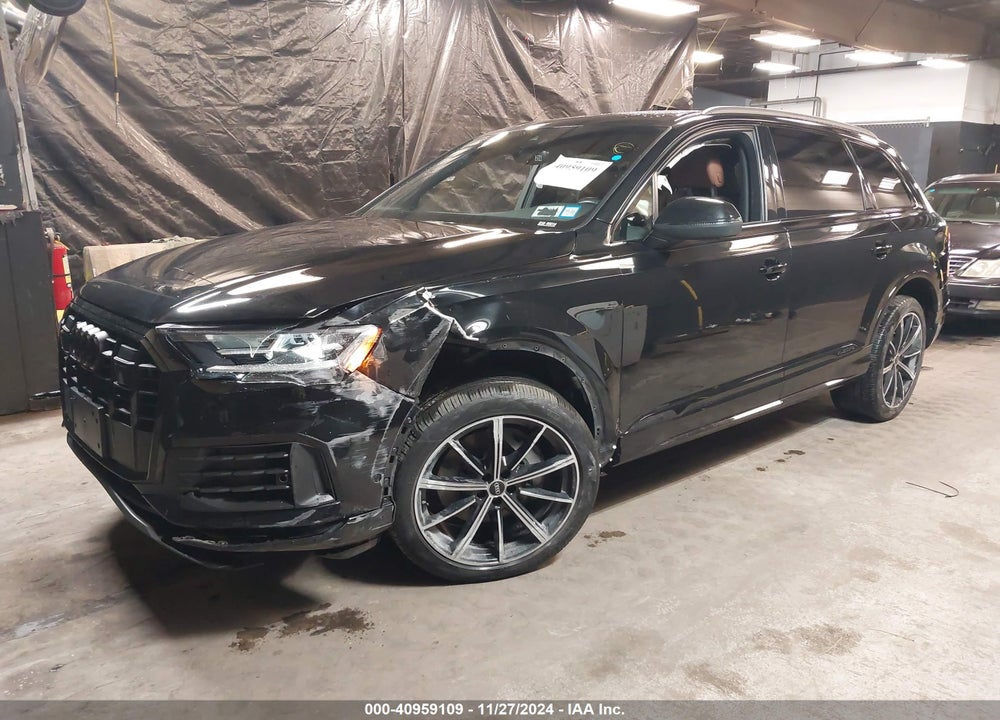 2022 AUDI Q7 PREMIUM PLUS 55 TFSI QUATTRO TIPTRONIC VIN: WA1LXBF75ND009084
