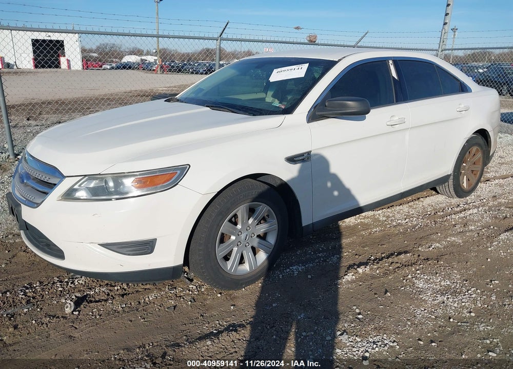 2011 FORD TAURUS SE VIN: 1FAHP2DW8BG167909