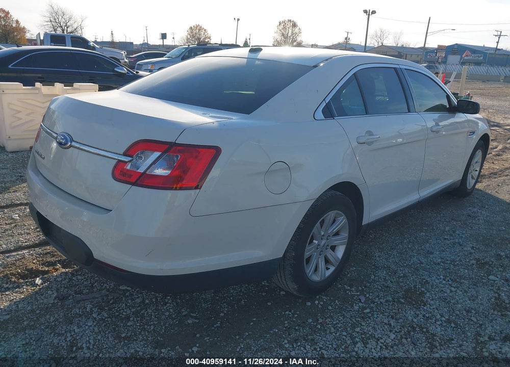 2011 FORD TAURUS SE VIN: 1FAHP2DW8BG167909