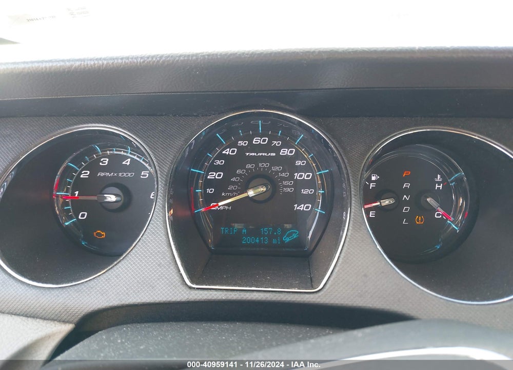 2011 FORD TAURUS SE VIN: 1FAHP2DW8BG167909