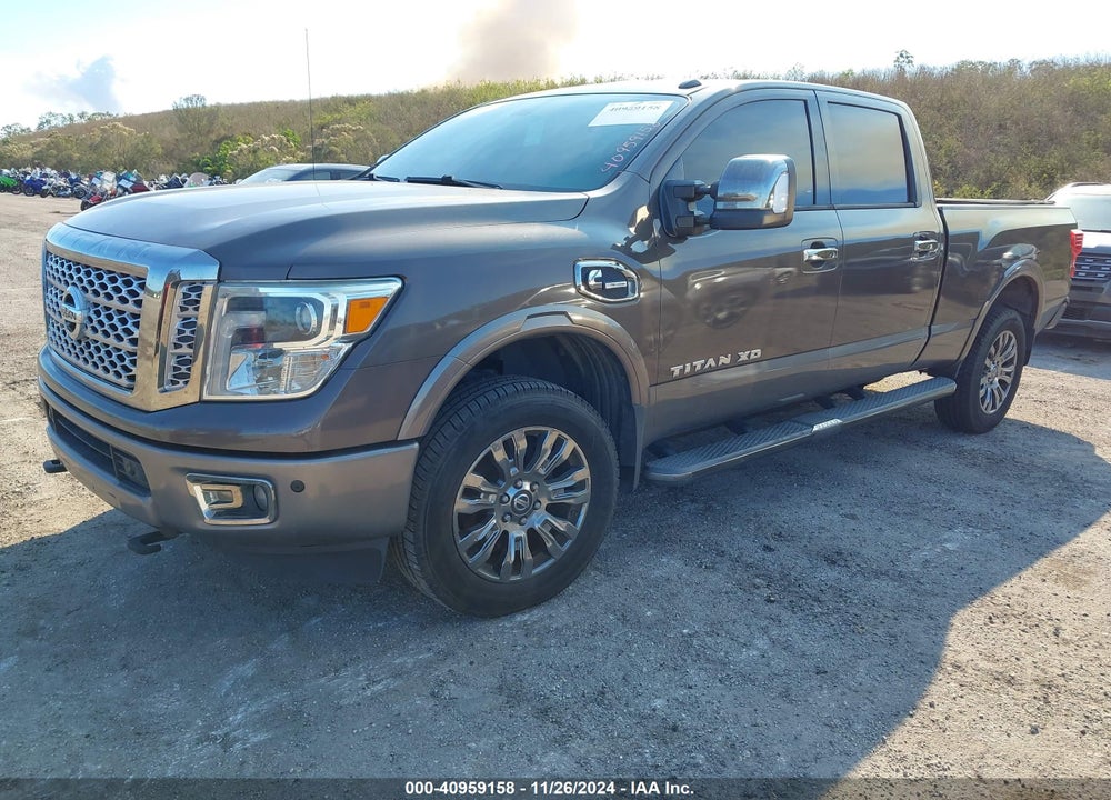 2017 NISSAN TITAN XD PLATINUM RESERVE DIESEL VIN: 1N6BA1F41HN540572